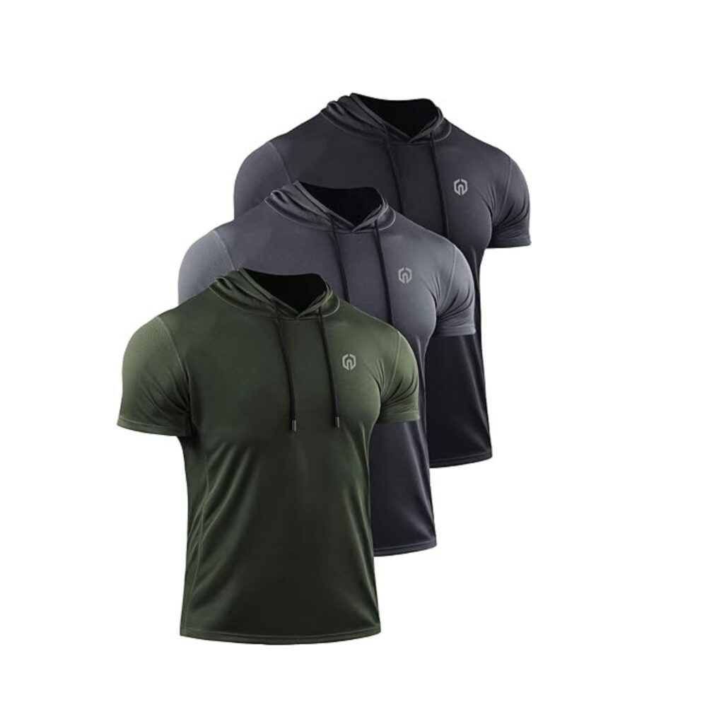 Men’s Dry Fit Workout Hoodie Tank Top – Athletic Sleeveless Shirt for Gym & Running