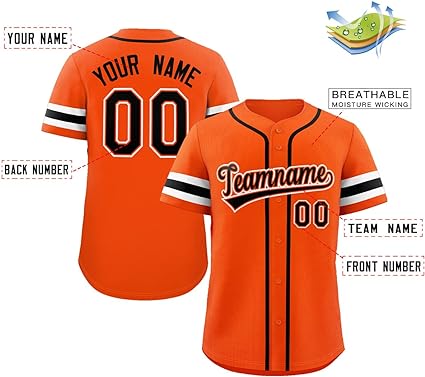 Baseball Jerseys full button Red white 85
