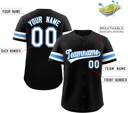 Baseball Jerseys full button Red white 86